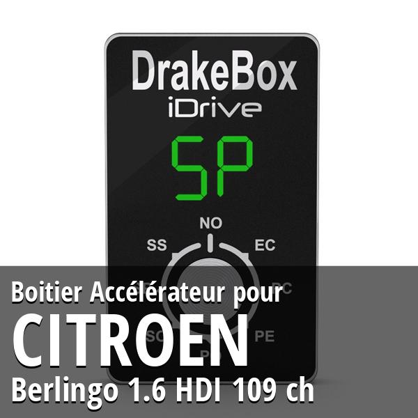Boitier Citroen Berlingo 1.6 HDI 109 ch Accélérateur