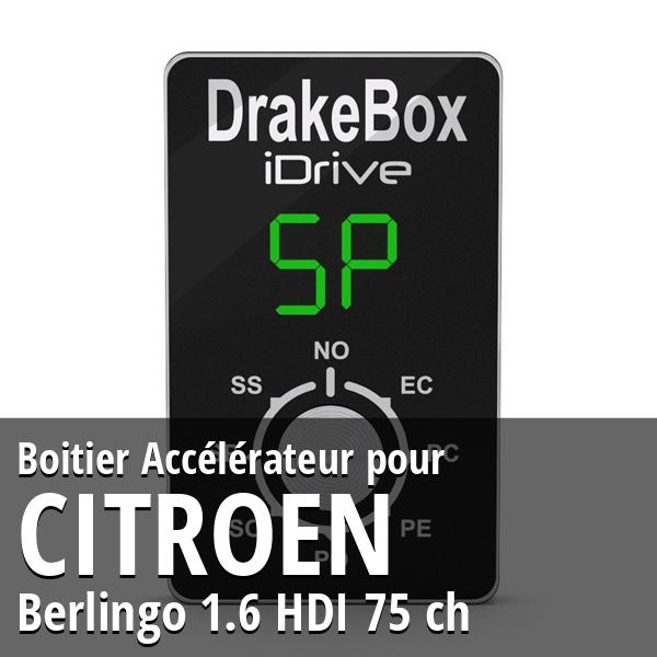 Boitier Citroen Berlingo 1.6 HDI 75 ch Accélérateur