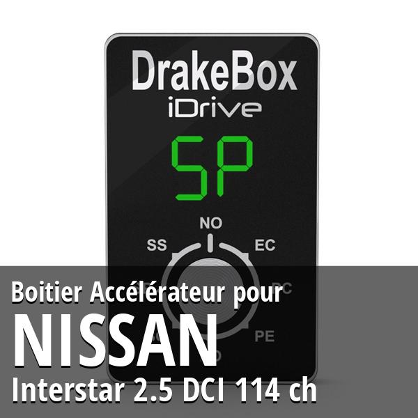 Boitier Nissan Interstar 2.5 DCI 114 ch Accélérateur