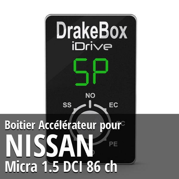 Boitier Nissan Micra 1.5 DCI 86 ch Accélérateur