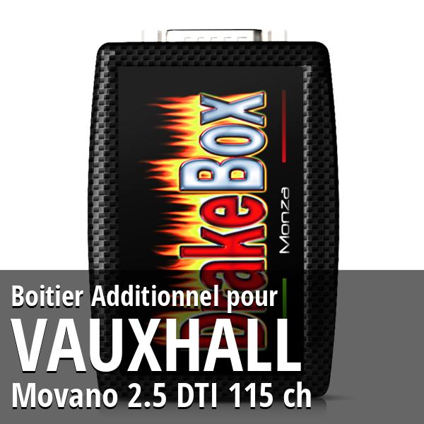 Boitier Additionnel Vauxhall Movano 2.5 DTI 115 ch